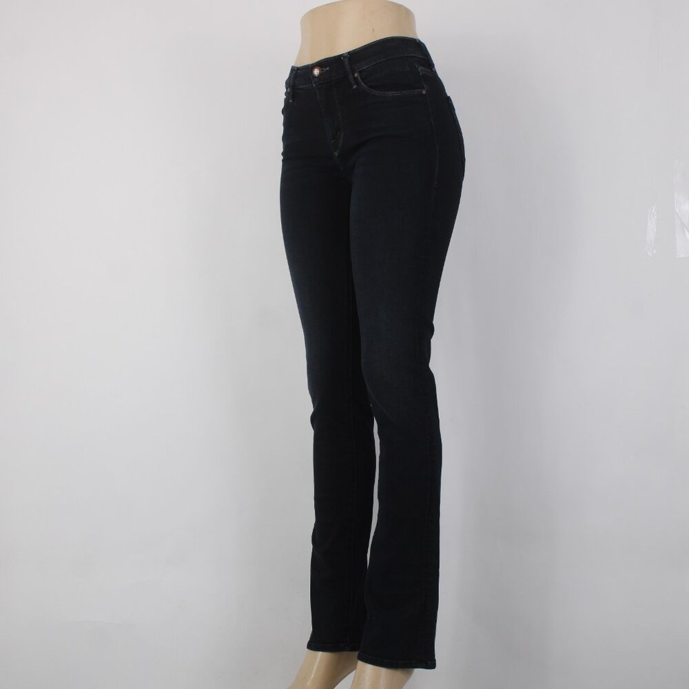 Mother Jeans The Rascal Sz 25 x 33 Dark Blue Denim Straight Cotton Poly Jeans - Picture 3 of 12